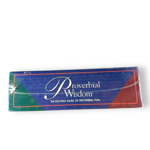 Proverbial Wisdom Bible Edition The Exciting Game of Proverbial Fun New Sealed - Picture 4 of 7